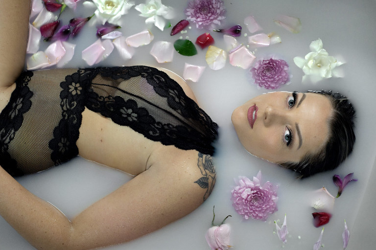 Milk bathRogersville Kingsport Johnson City Boudoir Photography